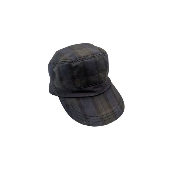The North Face Cap Gore Tex Logo Hat Cap Women's Medium Blue‎ Green Plaid - Picture 1 of 5